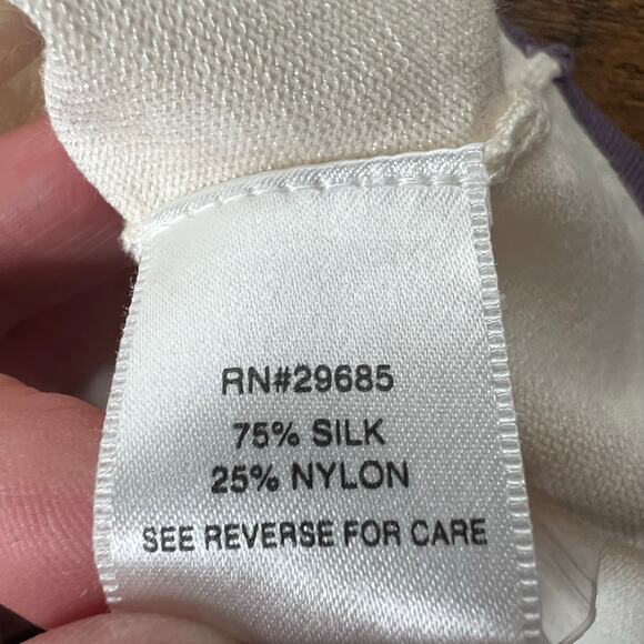 Pendleton Womens XL Silk Blend Cardigan Minimalist Preppy Old Money Quiet Luxury - Picture 10 of 11